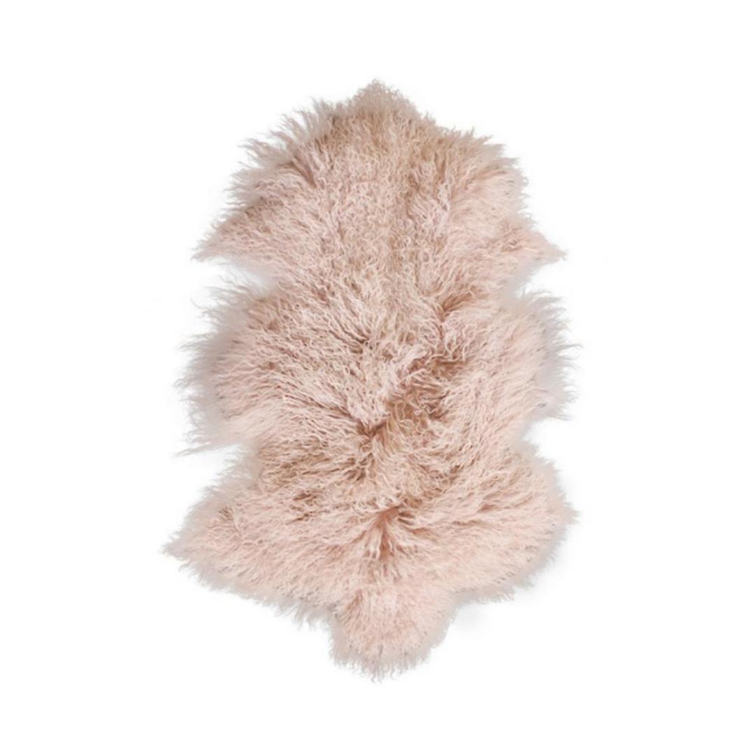 Meru Lamb Fur - Blush Pink image 0